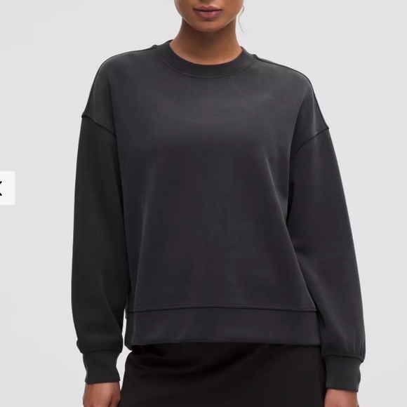 lululemon athletica Sweaters - Lululemon Softstreme Oversized Cropped Crewneck Pullover